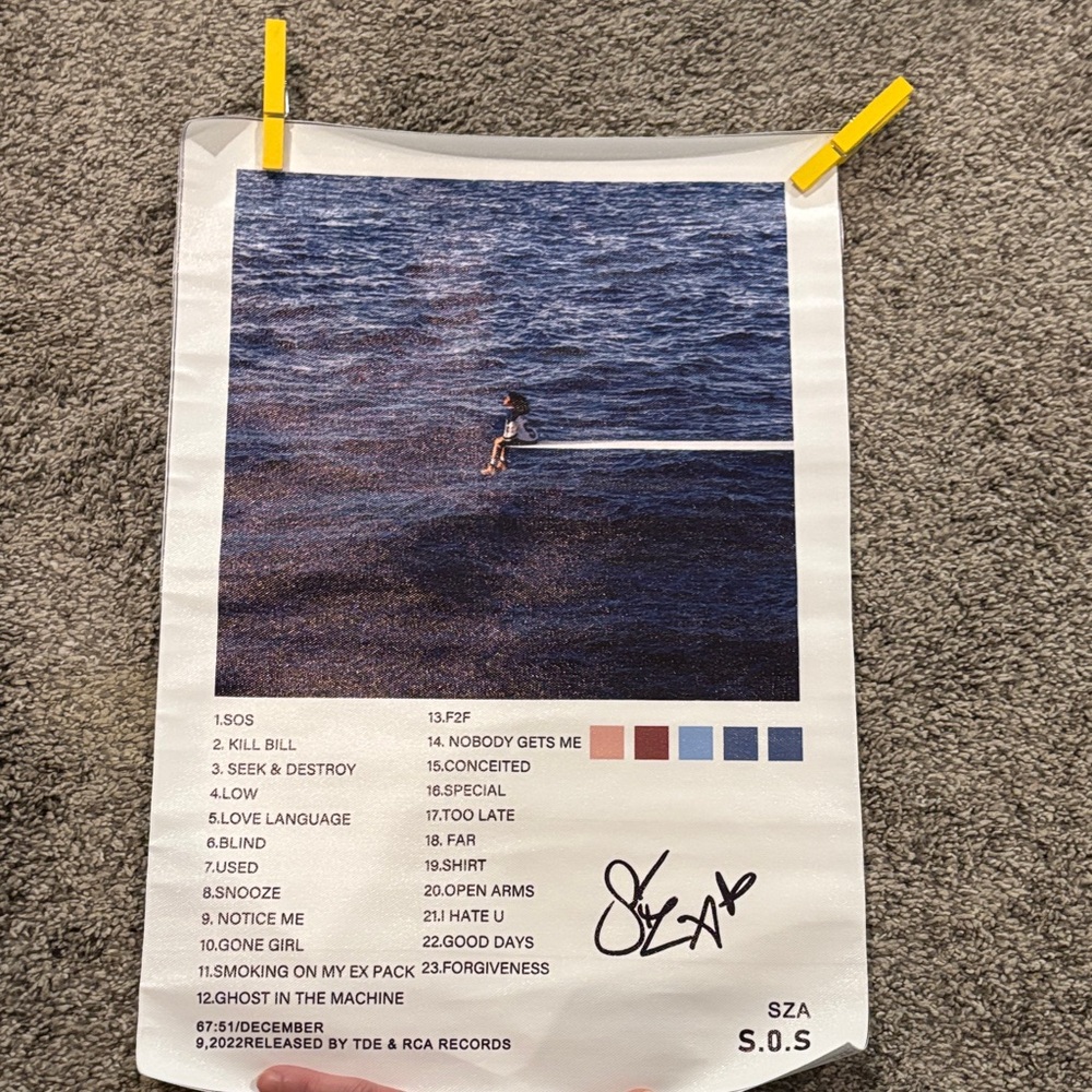 SZA S.O.S Poster